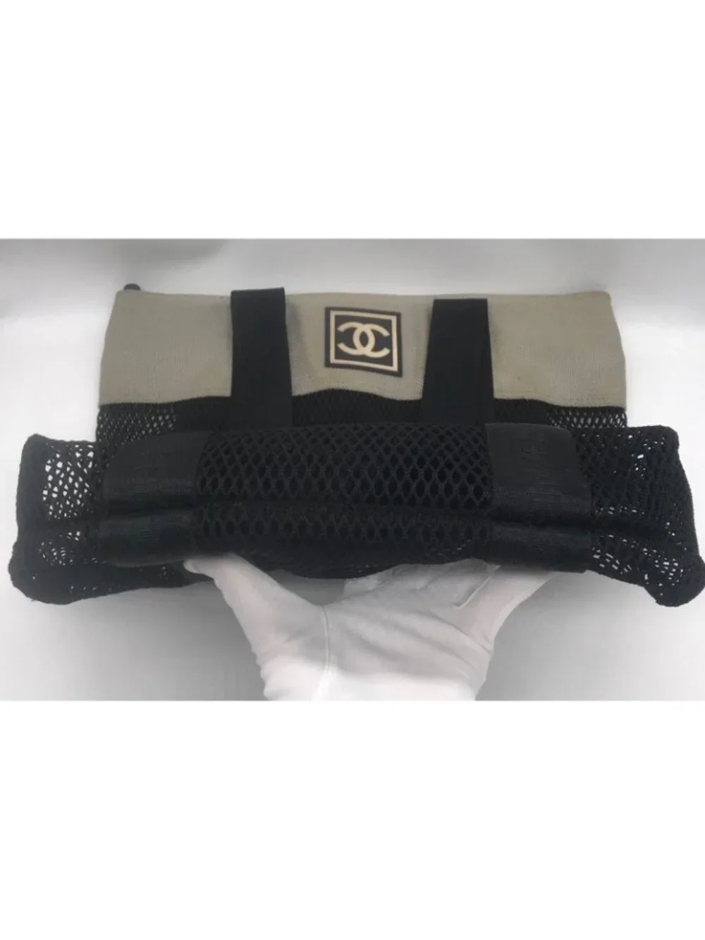 Chanel Sports Mesh Tote Shoulder Bag